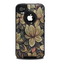 The Vintage Green Pastel Flower pattern Skin for the iPhone 4-4s OtterBox Commuter Case