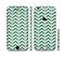 The Vintage Green & Tan Chevron Pattern Sectioned Skin Series for the Apple iPhone 6