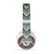 The Vintage Green & Tan Chevron Pattern Skin for the Beats by Dre Studio (2013+ Version) Headphones
