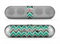 The Vintage Green & Tan Chevron Pattern V4 Skin for the Beats by Dre Pill Bluetooth Speaker