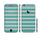 The Vintage Green & White Chevron Pattern V4 Sectioned Skin Series for the Apple iPhone 6