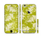 The Vintage Green & White Floral Pattern Sectioned Skin Series for the Apple iPhone 6 Plus