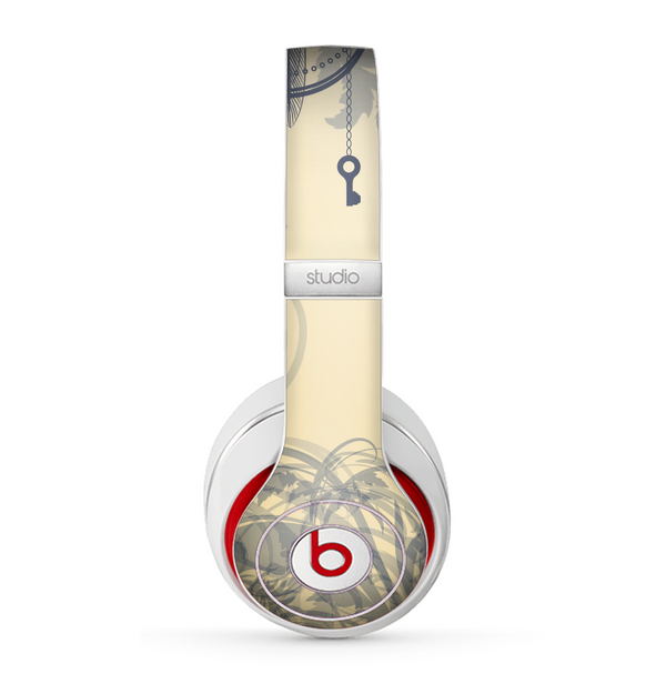 The Vintage Hanging Clocks and Keys Skin for the Beats by Dre Studio (2013+ Version) Headphones