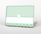 The Vintage Light Green Polka Dot With White Strip copy Skin Set for the Apple MacBook Pro 13" with Retina Display