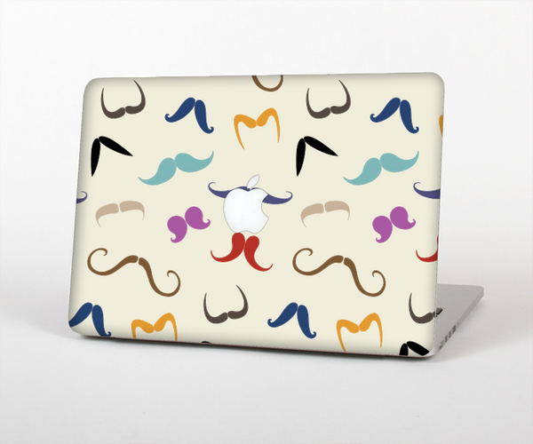 The Vintage Mustache Bundle Skin Set for the Apple MacBook Pro 13" with Retina Display
