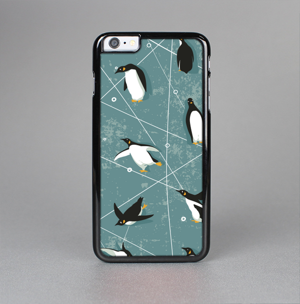 The Vintage Penguin Blue Collage Skin-Sert for the Apple iPhone 6 Skin-Sert Case