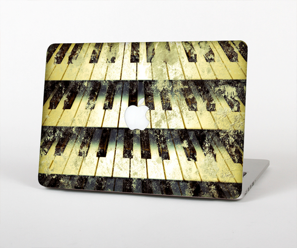 The Vintage Pianos Keys Skin Set for the Apple MacBook Pro 15" with Retina Display