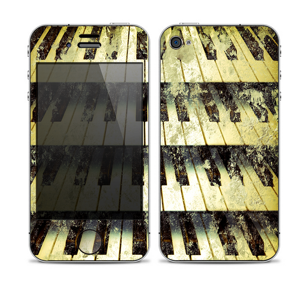 The Vintage Pianos Keys Skin for the Apple iPhone 4-4s