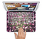 The Vintage Pink Floral Field Skin Set for the Apple MacBook Pro 13" with Retina Display