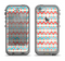 The Vintage Red & Blue Chevron Pattern Apple iPhone 5c LifeProof Fre Case Skin Set