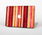 The Vintage Red & Yellow Grunge Striped Skin Set for the Apple MacBook Pro 13" with Retina Display