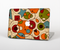 The Vintage Red and Tan Abstarct Shapes Skin Set for the Apple MacBook Pro 13" with Retina Display