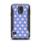 The Vintage Scratched Pink & Purple Polka Dots Samsung Galaxy S5 Otterbox Commuter Case Skin Set