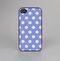 The Vintage Scratched Pink & Purple Polka Dots Skin-Sert for the Apple iPhone 4-4s Skin-Sert Case