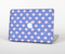 The Vintage Scratched Pink & Purple Polka Dots Skin Set for the Apple MacBook Pro 13" with Retina Display
