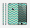The Vintage Subtle Greens Chevron Pattern Skin for the Apple iPhone 6