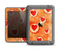 The Vintage Subtle Red and Orange Hearts Apple iPad Air LifeProof Fre Case Skin Set