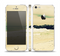 The Vintage Subtle Yellow Beach Scene Skin Set for the Apple iPhone 5