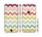 The Vintage Summer Colored Chevron V4 Sectioned Skin Series for the Apple iPhone 6