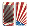 The Vintage Tan American Flag Skin for the Apple iPhone 5c