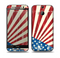 The Vintage Tan American Flag Skin for the HTC One M8