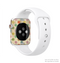The Vintage Tan & Colored Polka Dots Full-Body Skin Kit for the Apple Watch