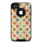 The Vintage Tan & Colored Polka Dots Skin for the iPhone 4-4s OtterBox Commuter Case