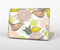 The Vintage Tan & Gold Vector Birds with Flowers Skin Set for the Apple MacBook Pro 15"