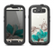 The Vintage Teal and Tan Abstract Floral Design Samsung Galaxy S3 LifeProof Fre Case Skin Set