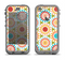 The Vintage Vector Color Circle Pattern Apple iPhone 5c LifeProof Nuud Case Skin Set