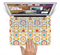 The Vintage Vector Color Circle Pattern Skin Set for the Apple MacBook Pro 15"