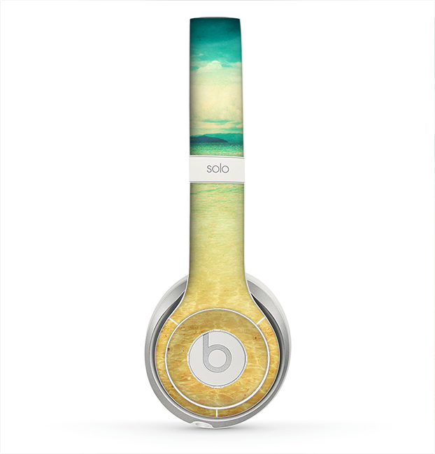 The Vintage Vibrant Beach Scene Skin for the Beats by Dre Solo 2 Headphones