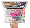 The Vintage WaterColor Droplets Skin Set for the Apple MacBook Pro 13" with Retina Display