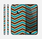 The Vintage Wide Chevron Pattern Brown & Blue Skin for the Apple iPhone 6