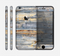 The Vintage Wooden Planks with Yellow Paint Skin for the Apple iPhone 6