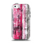 The Vintage Worn Pink Paint Apple iPhone 5c Otterbox Symmetry Case Skin Set