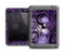 The Violet with Black Highlighted Spirals Apple iPad Mini LifeProof Fre Case Skin Set