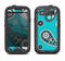 The Vivid Blue & Black Paisley Design Samsung Galaxy S3 LifeProof Fre Case Skin Set