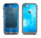 The Vivid Blue Fantasy Surface Apple iPhone 5c LifeProof Nuud Case Skin Set