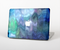 The Vivid Blue Sagging Painted Surface Skin Set for the Apple MacBook Pro 13" with Retina Display