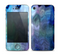 The Vivid Blue Sagging Painted Surface Skin for the Apple iPhone 4-4s