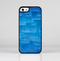 The Vivid Blue Techno Lines Skin-Sert Case for the Apple iPhone 5/5s