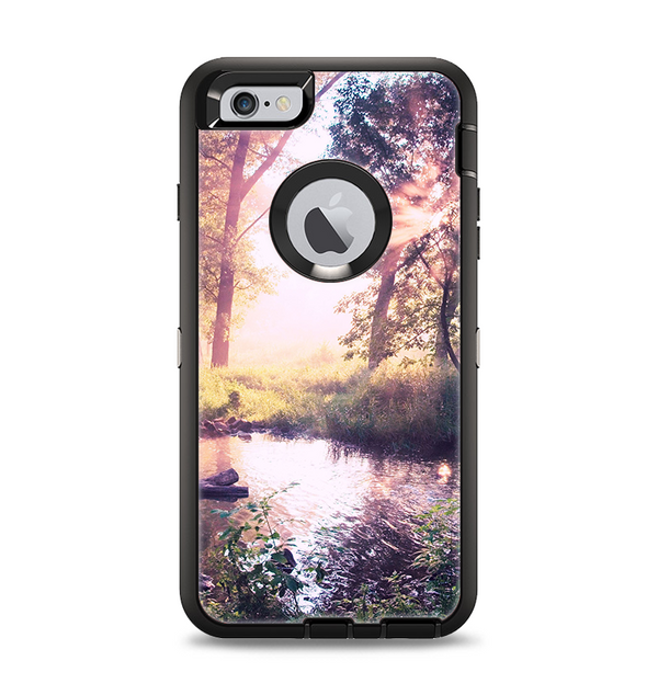 The Vivid Colored Forrest Scene Apple iPhone 6 Plus Otterbox Defender Case Skin Set