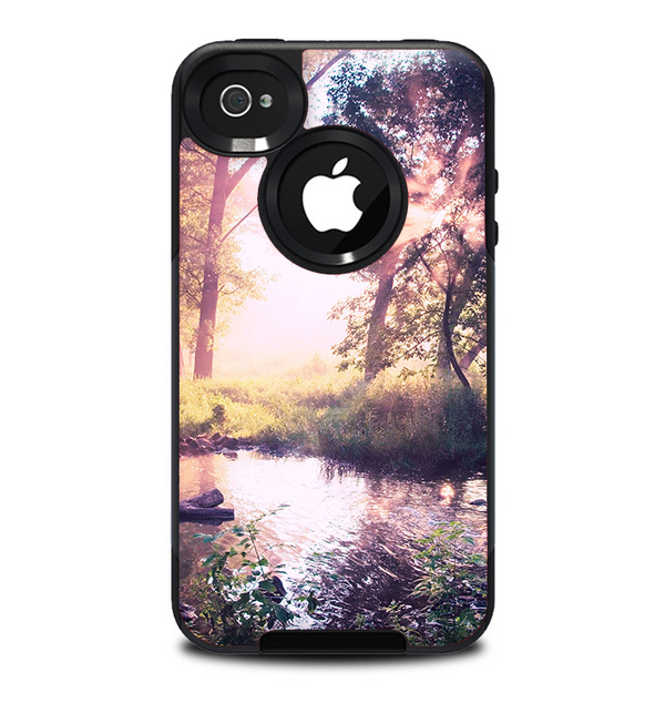The Vivid Colored Forrest Scene Skin for the iPhone 4-4s OtterBox Commuter Case