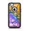 The Vivid Colored Wet-Paint Mixture Apple iPhone 5c Otterbox Defender Case Skin Set
