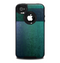The Vivid Emerald Green Sponge Texture Skin for the iPhone 4-4s OtterBox Commuter Case