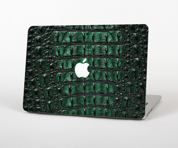 The Vivid Green Crocodile Skin Skin Set for the Apple MacBook Pro 13" with Retina Display
