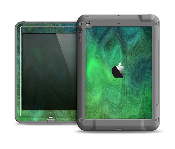 The Vivid Green Sagging Painted Surface Apple iPad Air LifeProof Fre Case Skin Set