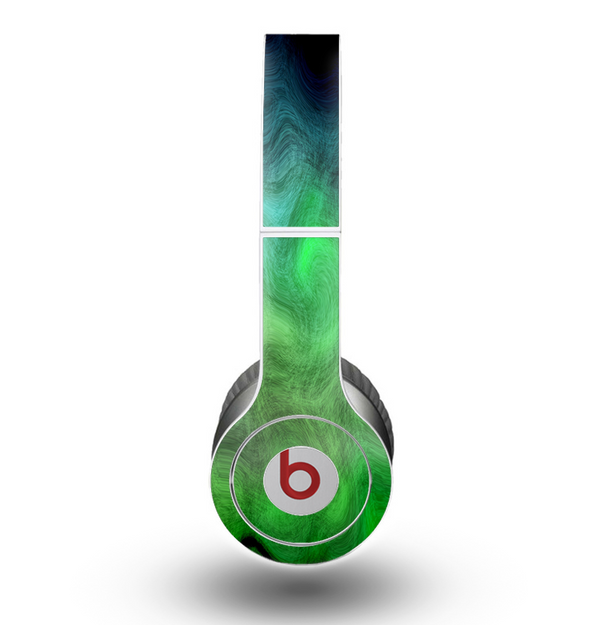 The Vivid Green Sagging Painted Surface Skin for the Beats by Dre Original Solo-Solo HD Headphones