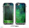 The Vivid Green Sagging Painted Surface Skin for the iPhone 5c nüüd LifeProof Case